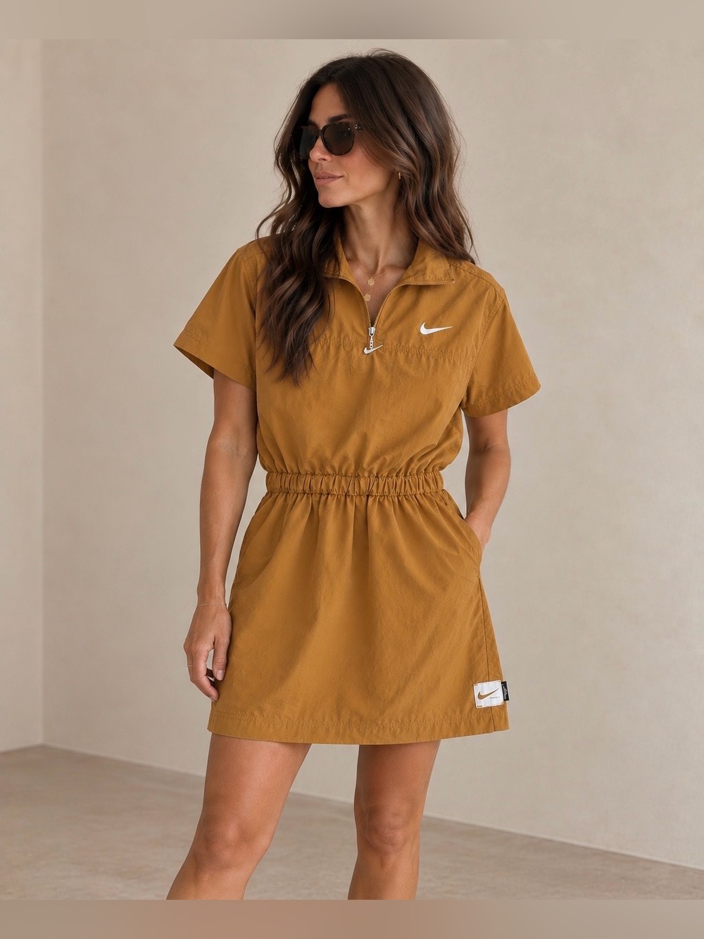 NWT Nike Swoosh Woven Dress - Size Small